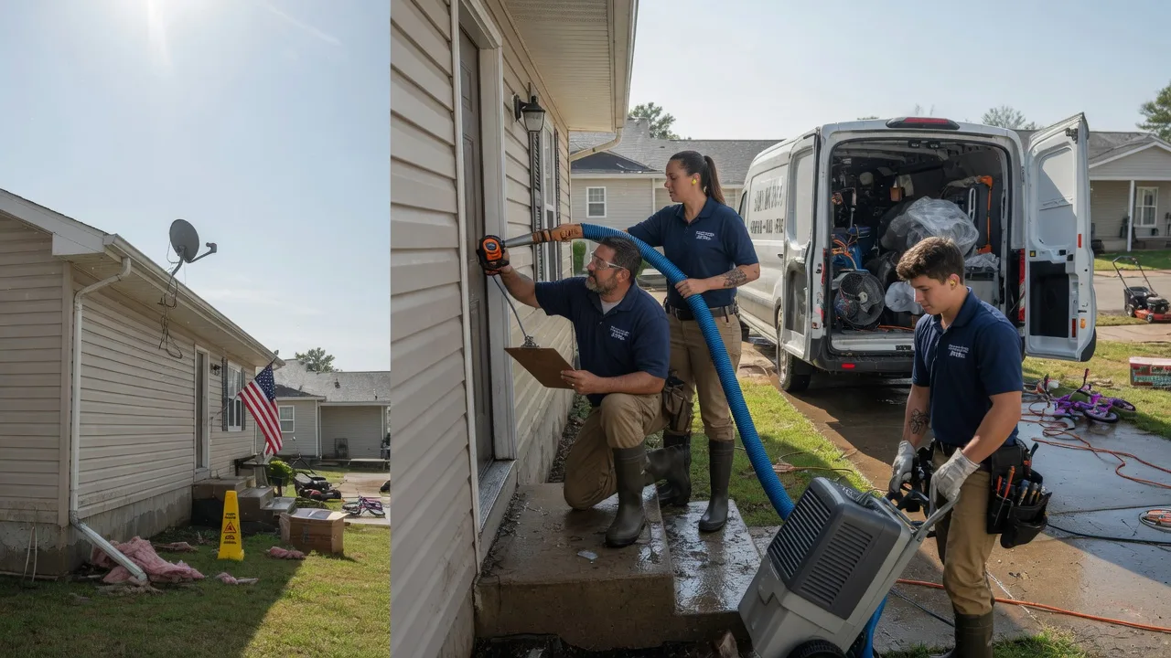 Ceiling Water Damage Restoration in East Dubuque, IL near me